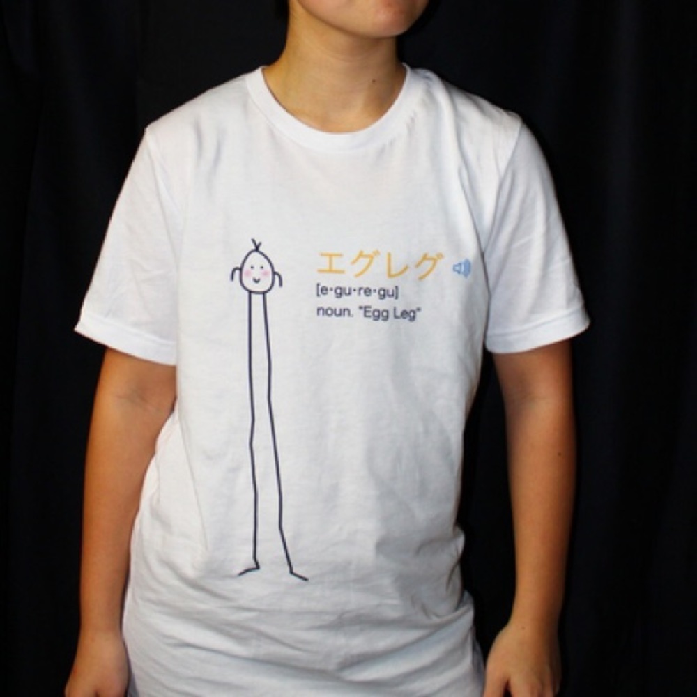 Graphic ‘Egg Leg’ Tee